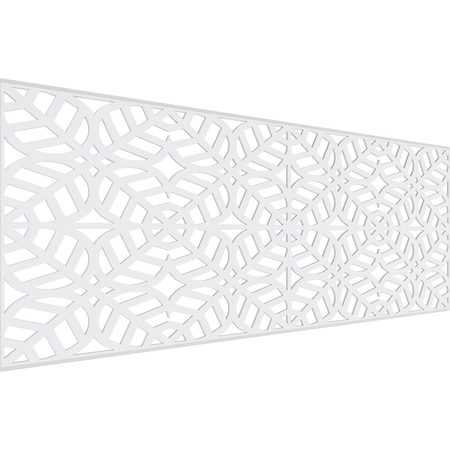 Ekena Millwork Set of Four Panels for 94 1/2"W x 36 1/4"H Garland Fretwork Wainscot Wall Paneling WPKP18X01X47GRD